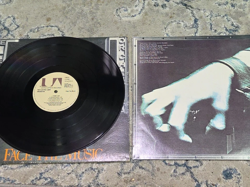 ELO Electric Light Orchestra Face the Music LP UA Records 1975 Near Mint - Image 3 of 3