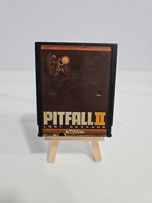PITFALL II 2: The Lost Caverns (Atari 2600) Game Cartridge Activision 1984 WORKS