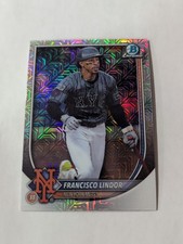 2025 Bowman Mega Box - Francisco Lindor Mojo Refractor #86 Mets
