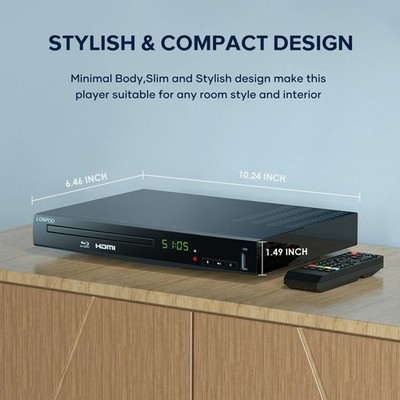 プレーヤー LONPOO Blu-ray Disc Player Amazon.com: Blu Ray DVD Player,Full HD Blu-ray Disc Player