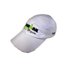 BOCO Gear Ironman 70.3 Augusta White Hat Adjustable Strap 5 Panel Lightweight