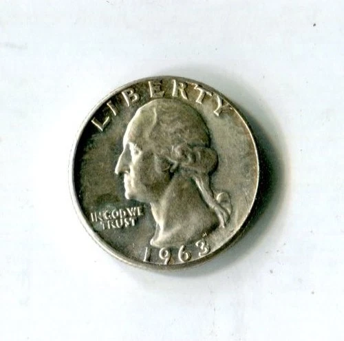 1963-P Washington Quarter 90% Silver | Uncertified Circulated