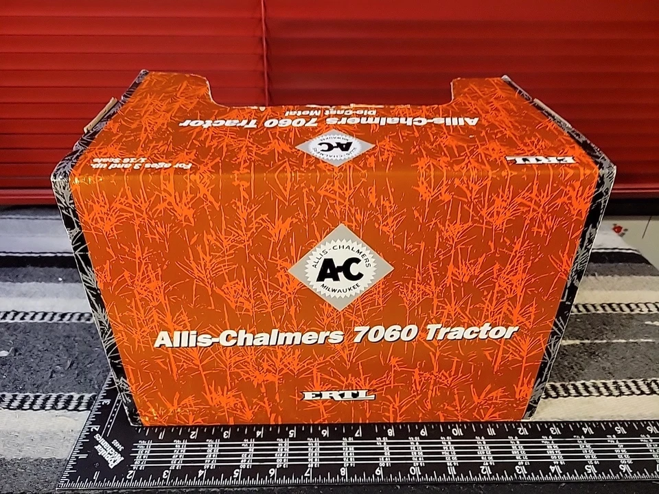 Ertl Allis Chalmers 7060 1/16 Diecast Farm Tractor Replica Collectible - Image 4 of 4