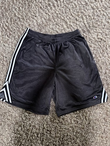 Men’s Champion Attack Mesh Shorts With Striped Sides 7” Basketball. Gray. Med.