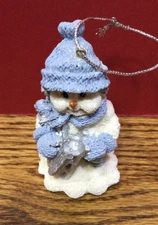 Encore Group Snow Buddies 1999 Christmas Ornament "Sleddin" NIB