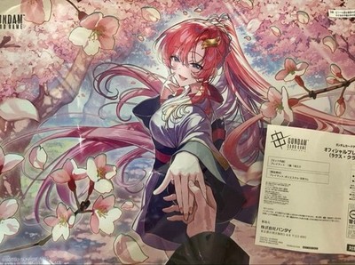 GUNDAM CARD GAME オフィシャルプレイマット ラクス・クライン Gundam Card Game Lacus Clyne Official Play Mat Expert Shop Battle