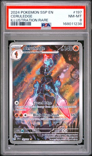Ceruledge graded PSA 8 for sale on eBay