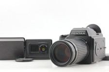  Near MINT Pentax 645 Film Camera SMC P A 200mm f4 Lens 120 220 Back From JAPAN