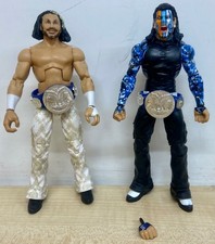 WWE - Hardy Boyz - Matt Hardy & Jeff Hardy wrestling figures - Mattel Elite -