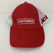 Craftsman Hat Cap Mens SnapBack Red Adjustable Ace Hardware Mesh Back