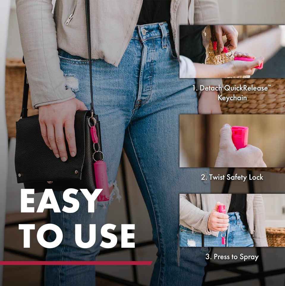 SABRE Pepper Spray, Maximum Police Strength OC Spray, Quick Release