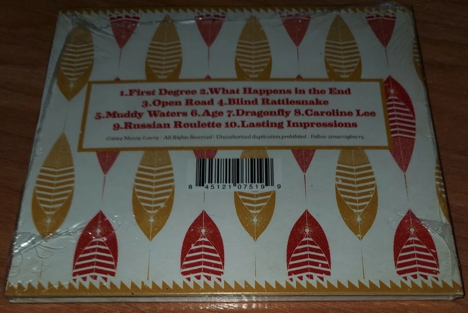 MANZY LOWRY BAND - MUDDY WATERS BRAND NEW CD Sealed Foto 2 de 4