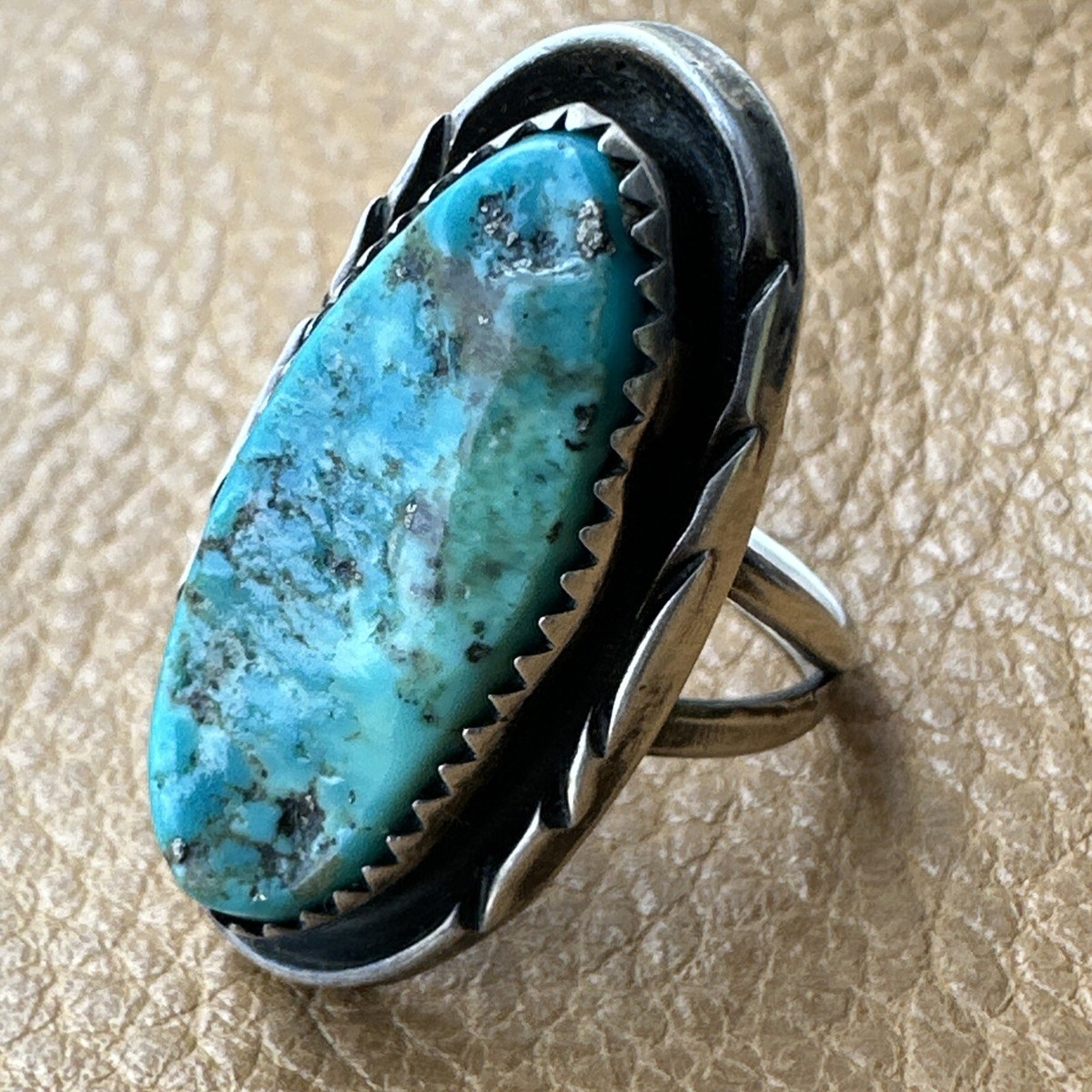 Grand Native American Navajo Agate Sterling Silver Huge Ring Grand Native American Navajo Agate Sterling Silver Huge Ring