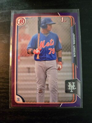 jhoan urena 2015 1st bowman purple paper #D /250 New York Mets RC