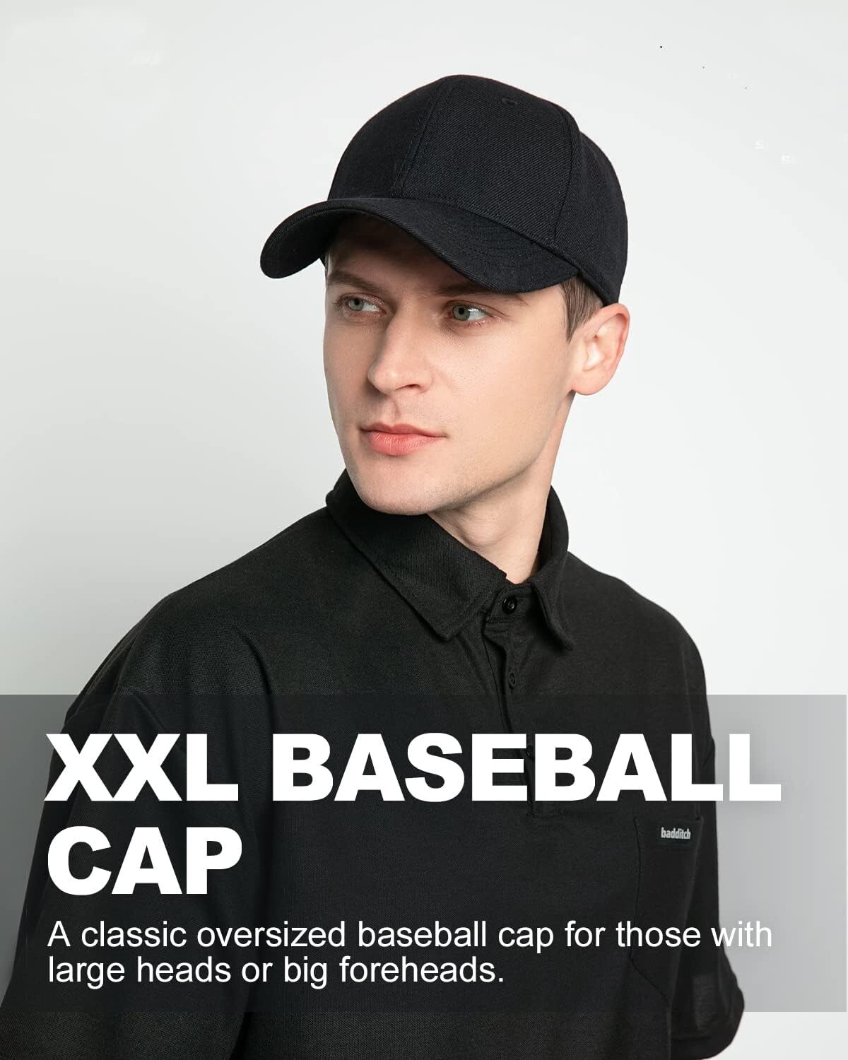 Zylioo XL/XXL Baseball Caps Large Running Sports Cap XXL, Brim(2.75