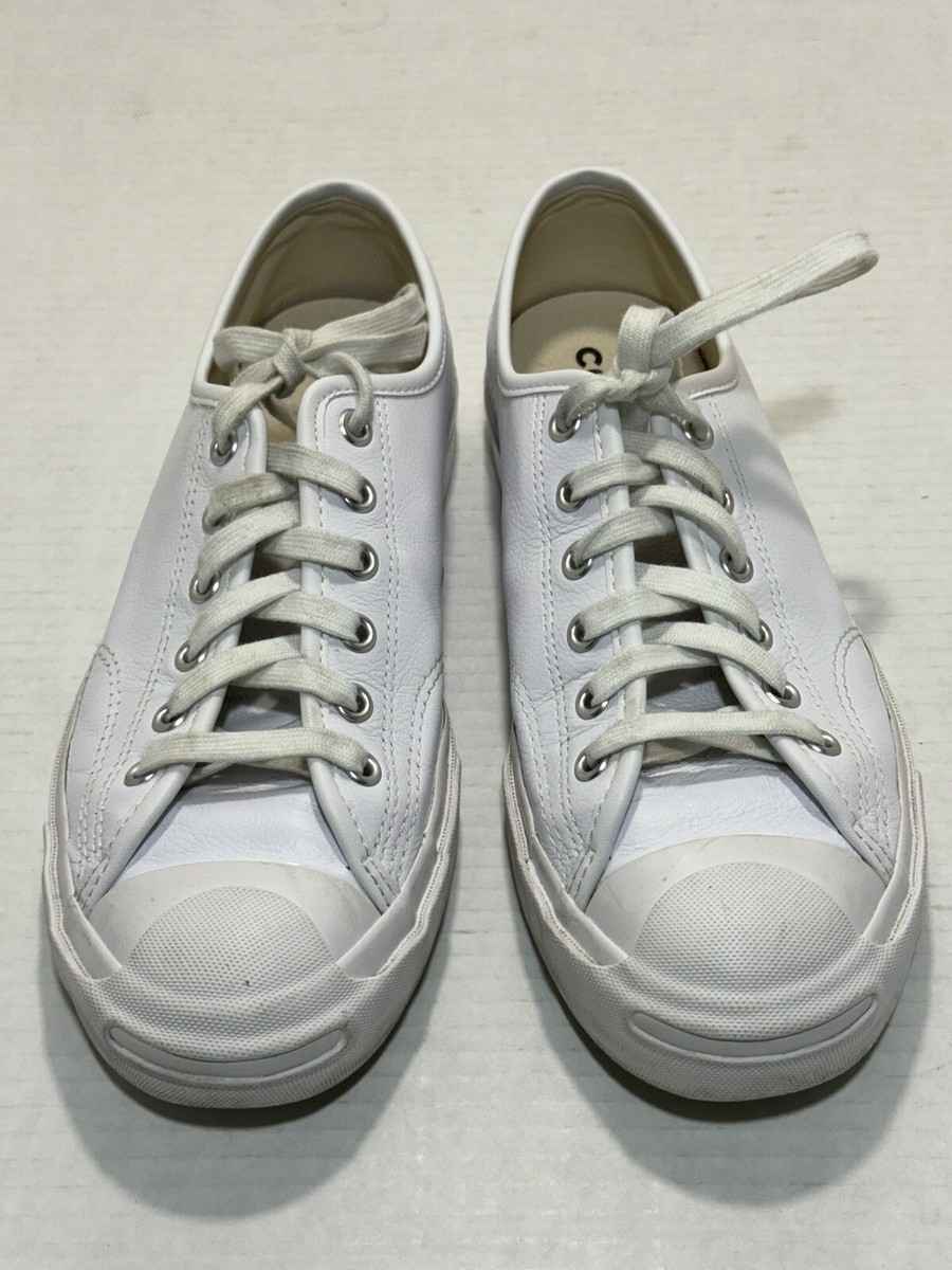 Converse Jack Purcell Leather Sneakers M 7 / W 8.5 White Ox