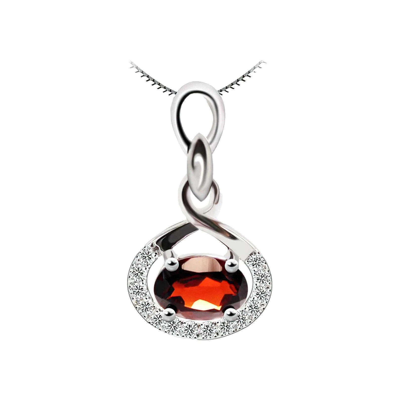 标志和符号天然白时尚项链和吊坠