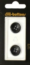 Dill Buttons ~ (1378) - 5/8" - 2 ct