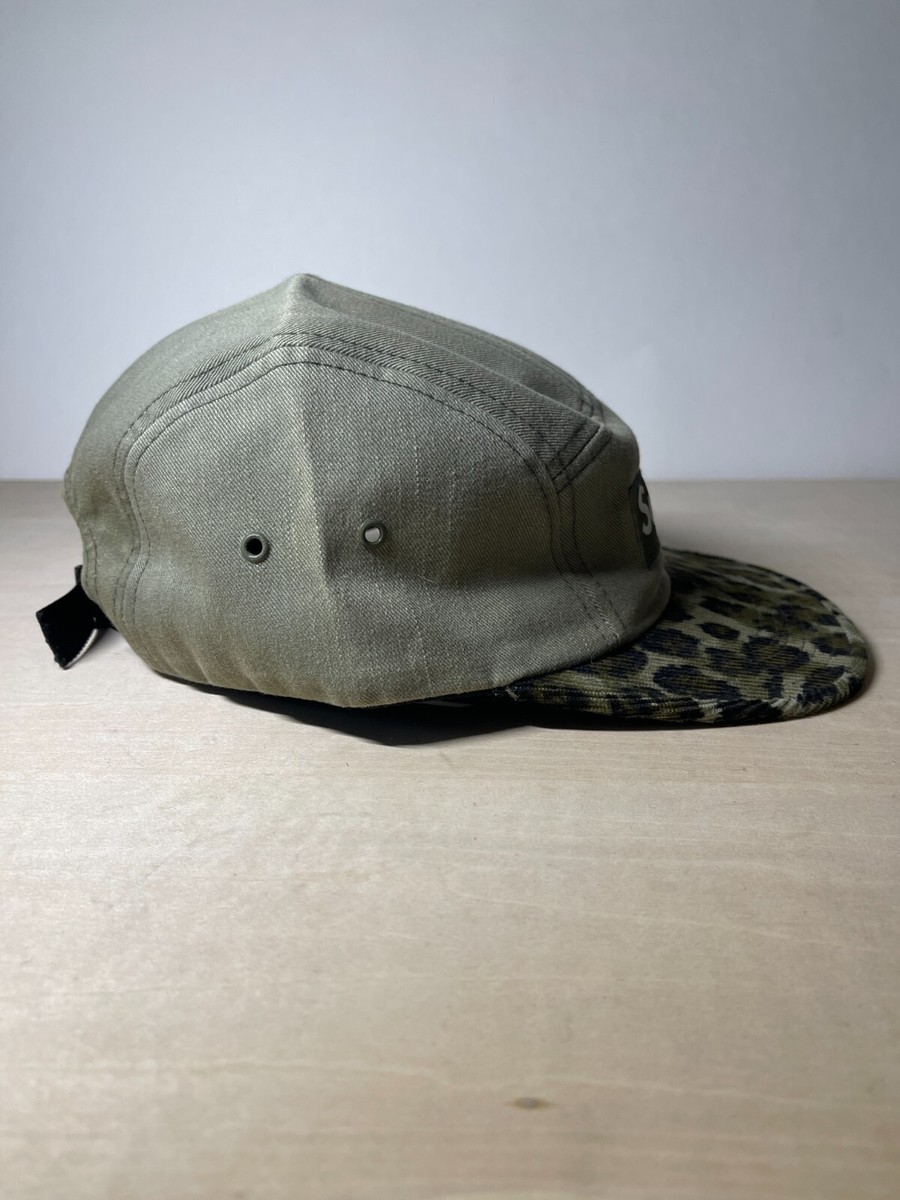 Supreme Camp Cap 5 Panel Safari Olive Leopard Fall Winter 2011