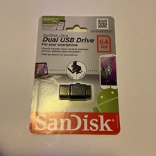 sandisk uttra dual usb drive for your smartphone 64 gb