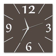 BM Wanduhr 30 cm x 30 cm  leises Uhrwerk Funkuhrwerk Dekoration  9258-1a WZ