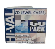 50 Pack CD Jewel Cases - HI Val