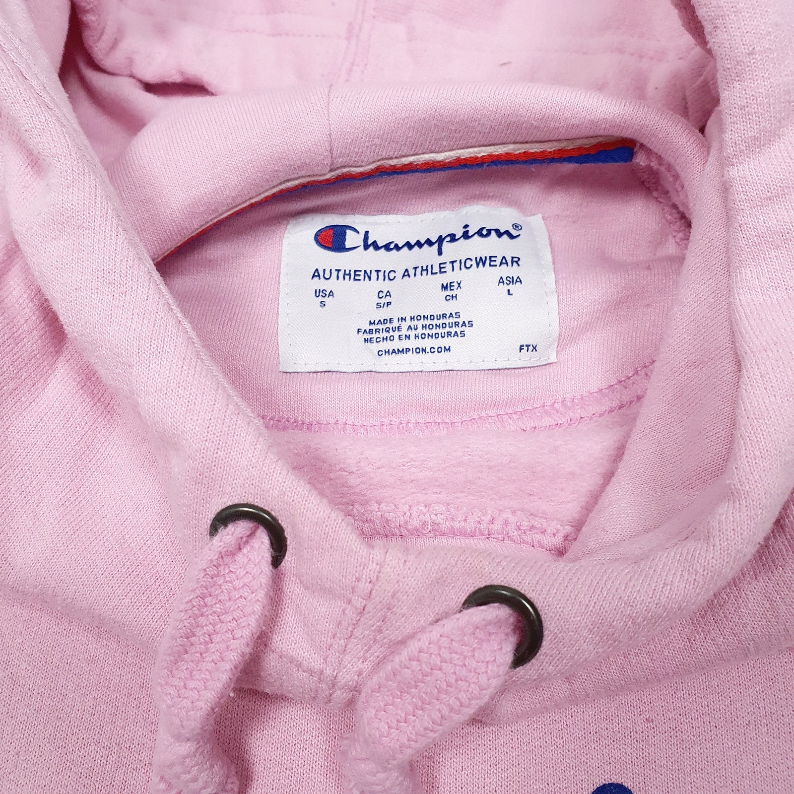 CHAMPION Hoodie Cotton Jumper Sweatshirt Womens S image 2