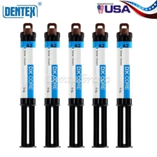 Dentex Dental Dual Cure Composite Resin Core Build Up Light Self Cured A2 8g/pc