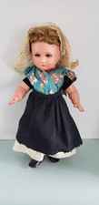 Collectible celluloid Vintage GERMAN 18" Doll Girl with ethnic costume by HJ