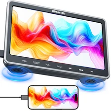 10.1" LCD Car Headrest Monitor Pillow DVD Player for Kids HDMI USB AV Out & in