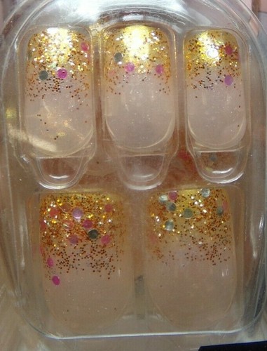 Kiss imPRESS Press-on Nails Medium, Shiny - Choose Color Pink, Coral, French - Picture 2 of 11