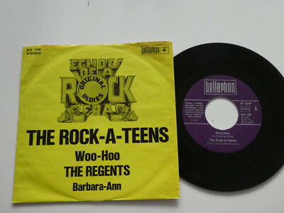 Rock-A-Teens The Regents - Woo Hoo Barbara-Ann 7'' Single Vg +