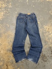 Vintage Distressed 70  s Orange Tab Levi  s Grunge Blue Jeans-Size 14