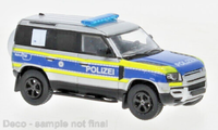 Brekina PCX870619 Land Rover Defender 110 2020, Polizei Hessen, H0, Neu 2023