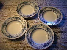 Rare Vintage Booths Royal Semi Porcelain Daisy Pattern Rimmed Bowls
