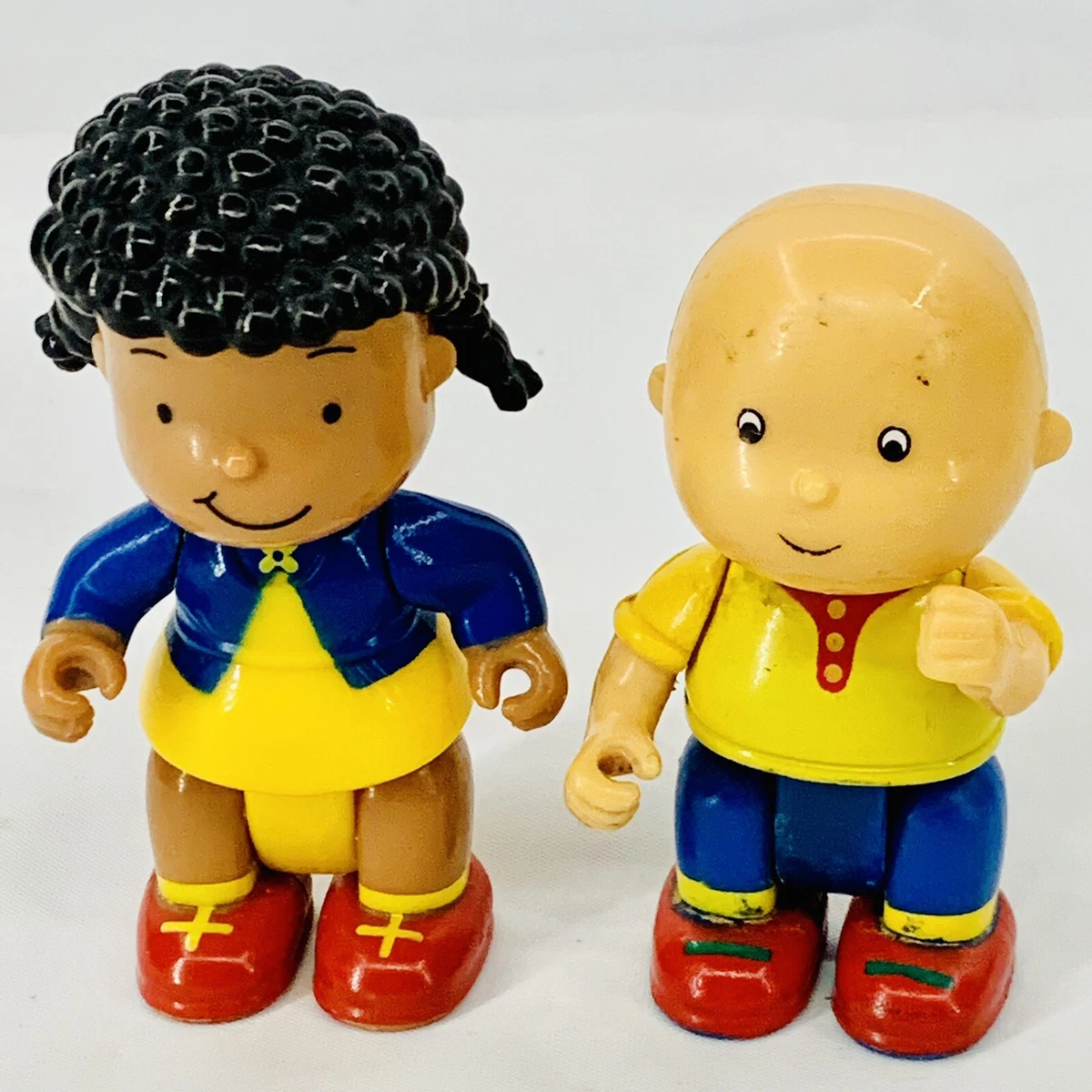 Caillou Poseable Action Figure Toys PBS Show Kids Set Lot Of 2