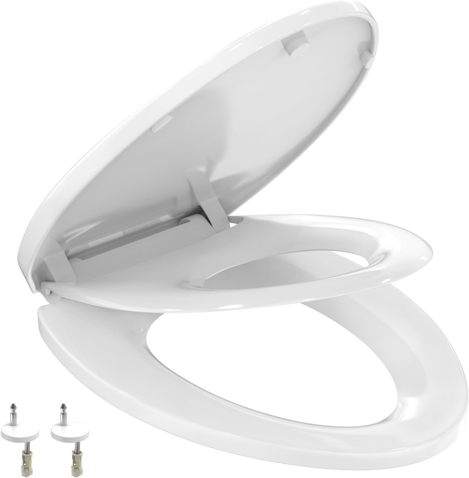 CR107 Toilet Seat with Toddler Seat Built In, Potty Training Toilet