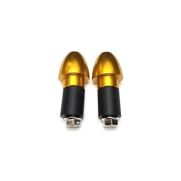 Stabilizzatori Contrappesi Bilancieri Manubrio Oro Universali per Moto Scooter - Immagine 4 di 4