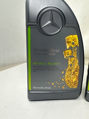 Genuine Mercedes-Benz 4X 1 L Engine Oil SAE 0W-20 MB 229.71 OE
