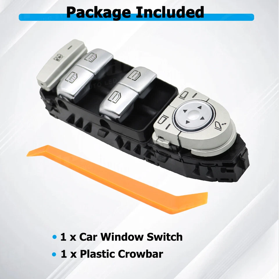 Nuevo interruptor de ventana eléctrica lado del conductor para Mercedes Benz C300 C400 GLC300 2015-2020 Foto 4 de 4