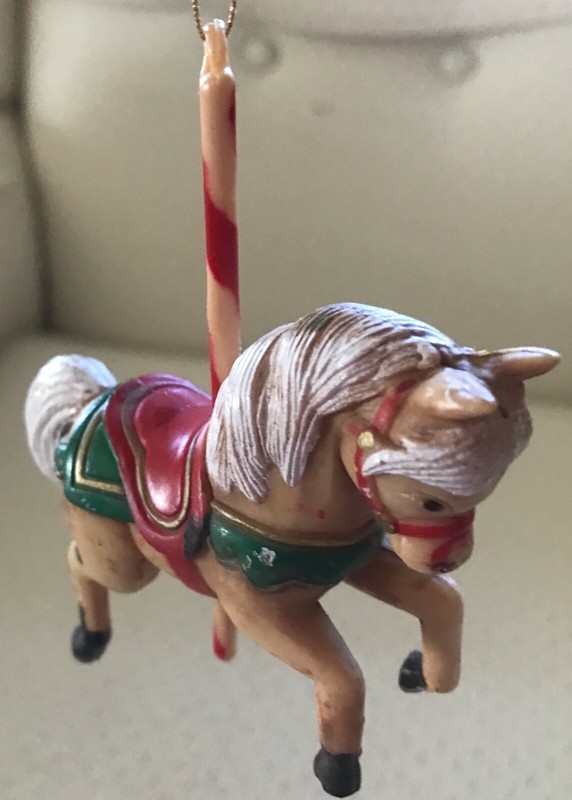 A Carousel / Merry-Go-Round Horse/Filly Christmas Ornament!