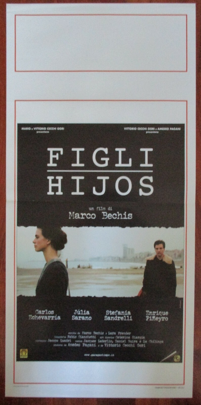 Locandina originale film Figli/Hijos (2002) - Regia di Marco Bechis
