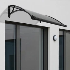 Window Door Patio Awning Canopy, Overhang Awning for Sun Shutter 102*77*23.5cm