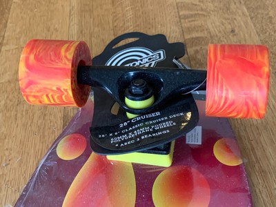 Skateboard Cruiser Kryptonics Vintage – Complet 30"x8", Rétro Californie 1965, Occasion En état Fonctionnel