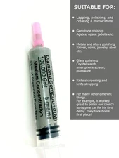 Diamond Polishing Paste 100,000 Grit 0-0.2 Micron (M) 25% Concentration, 5 grams