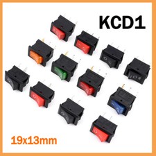 On/Off Rectangular Rocker Switch Latching 2 3 Pin 2 3 Position 6A/250V 10A /125V