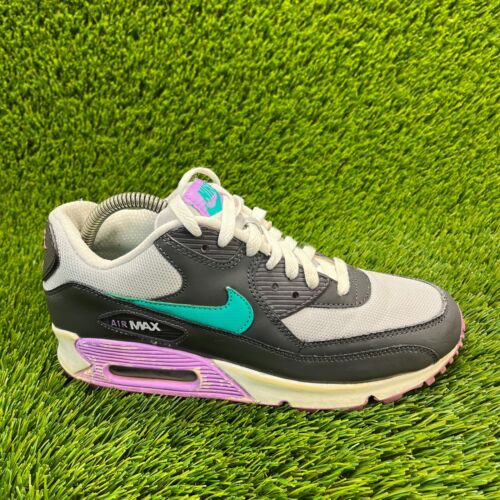 Nike Air Max 90 Womens Size 8.5 Black Athletic Running Shoes Sneakers 345017-014 - Picture 1 of 11
