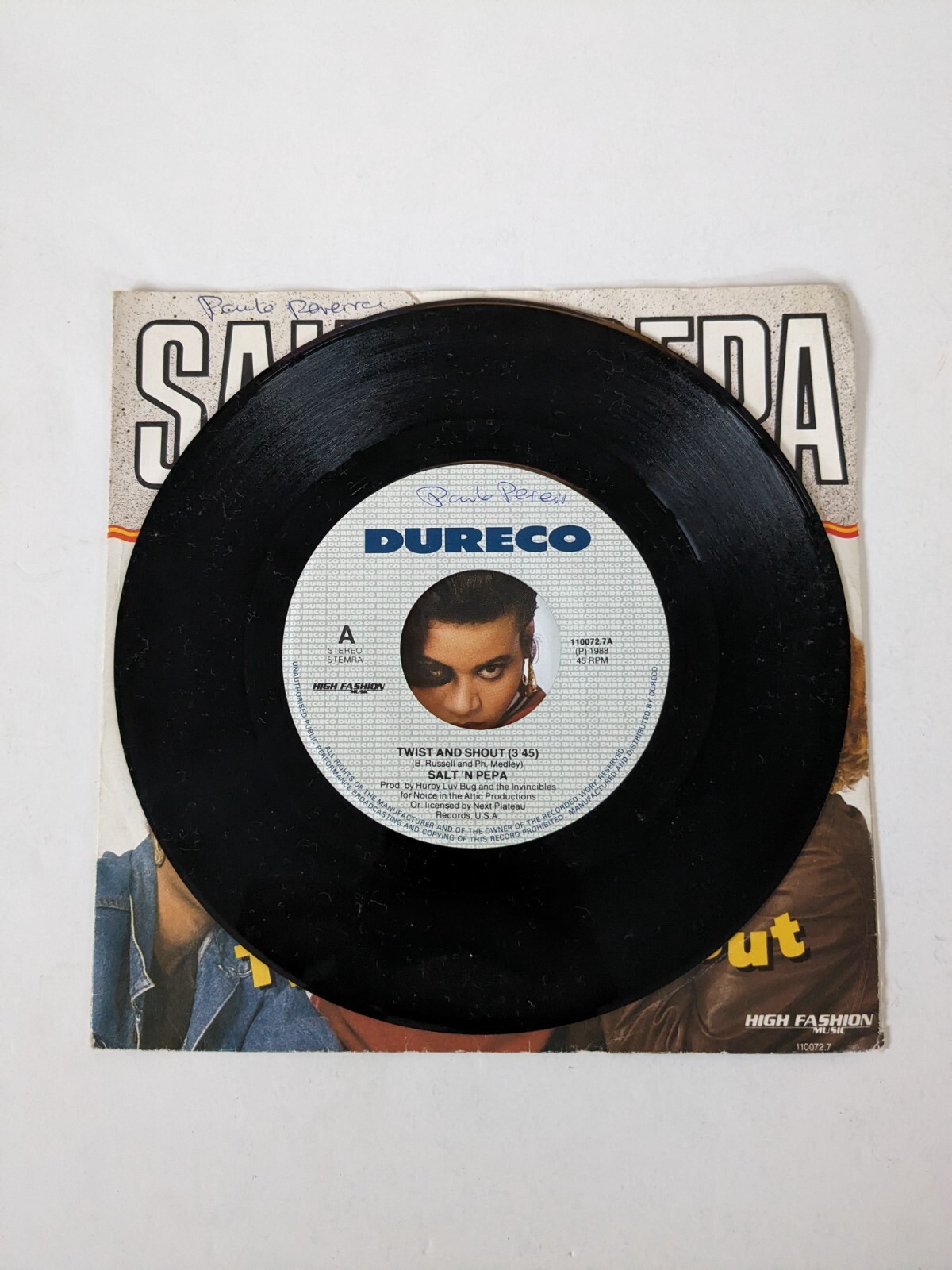 Salt N Pepa Get Up Everybody / Twist and Shout 7" Vinyl Single eBay