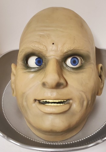 Gemmy Head On A Silver Plate Uncle Fester Working Motion Operated - Picture 8 of 10
