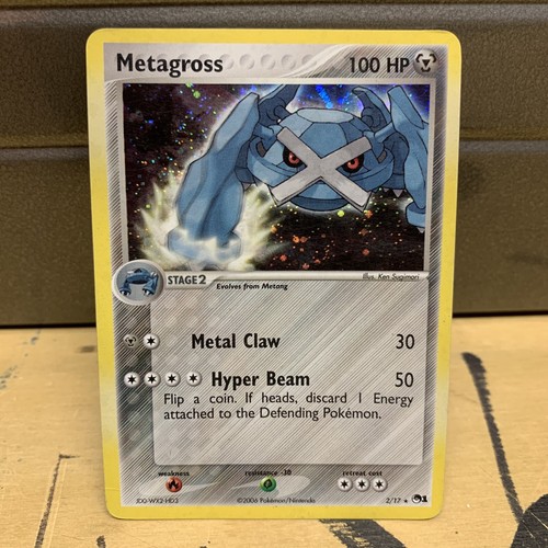 Pokemon Metagross Holo Rare Pop 1 2/17 Series Vintage Card Ex V